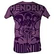Jimi Hendrix Woodstock Purple T-Shirt